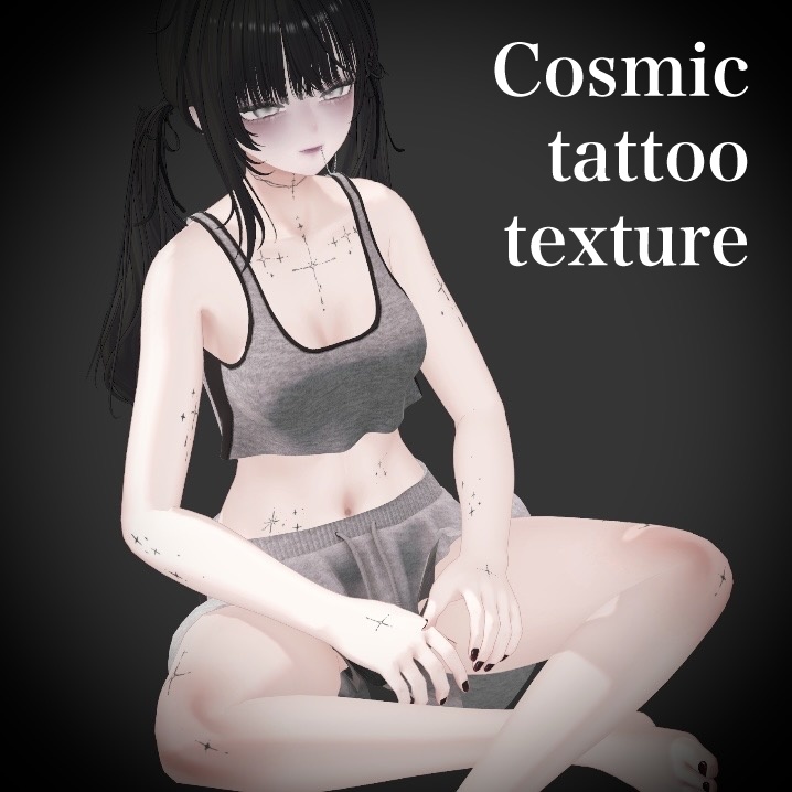 Cosmic tattoo texture #atelierSuuria