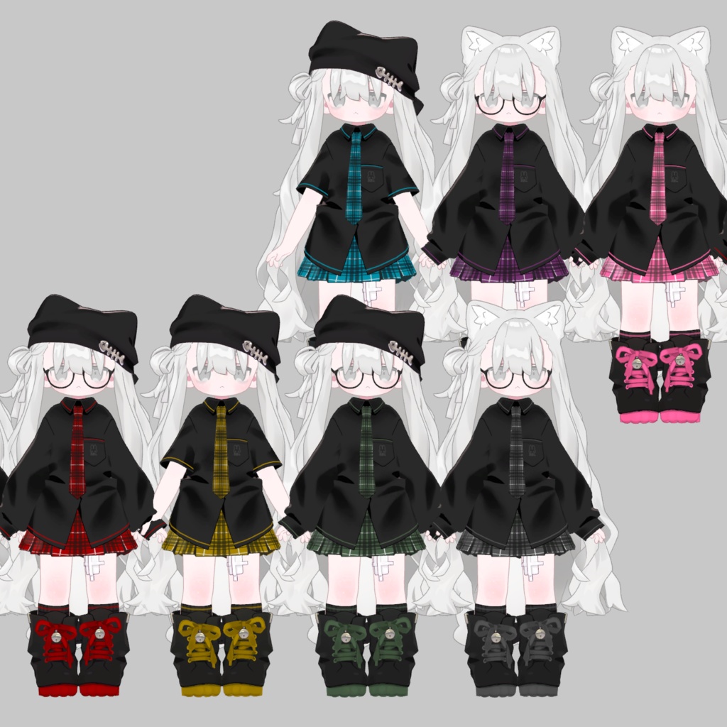 Kipfel Outfit PUNKCHECK texture(全7色) #atelierSuuria