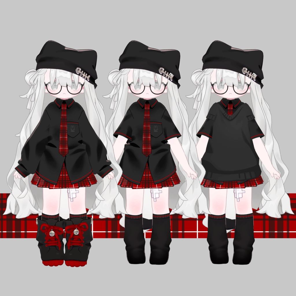 Kipfel Outfit PUNKCHECK texture(全7色) #atelierSuuria