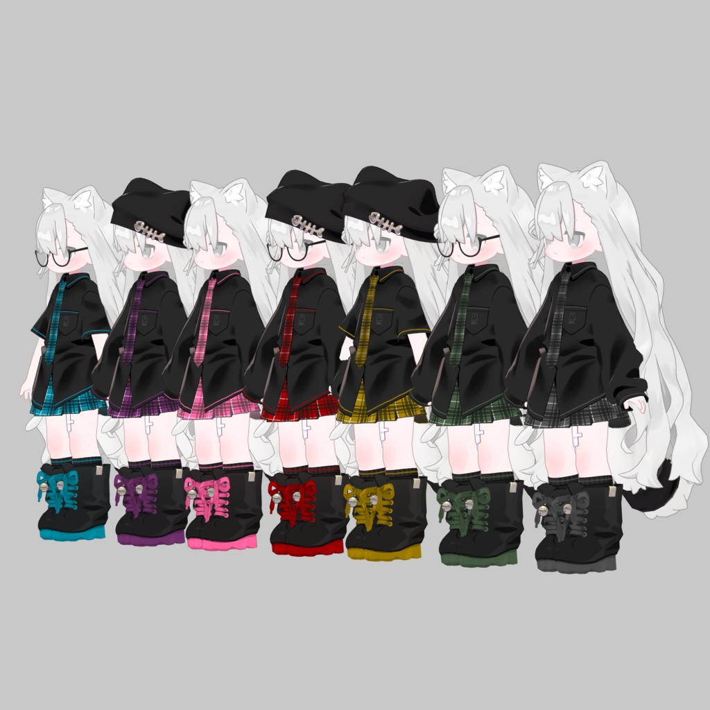 Kipfel Outfit PUNKCHECK texture(全7色) #atelierSuuria