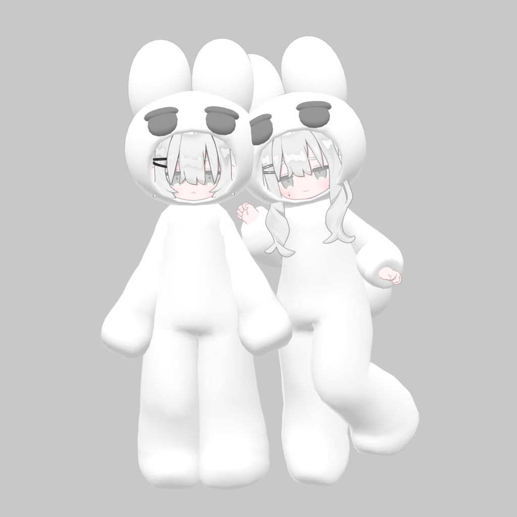 SuuriaUSAGI Head & shippo for Kipfel #atelierSuuria