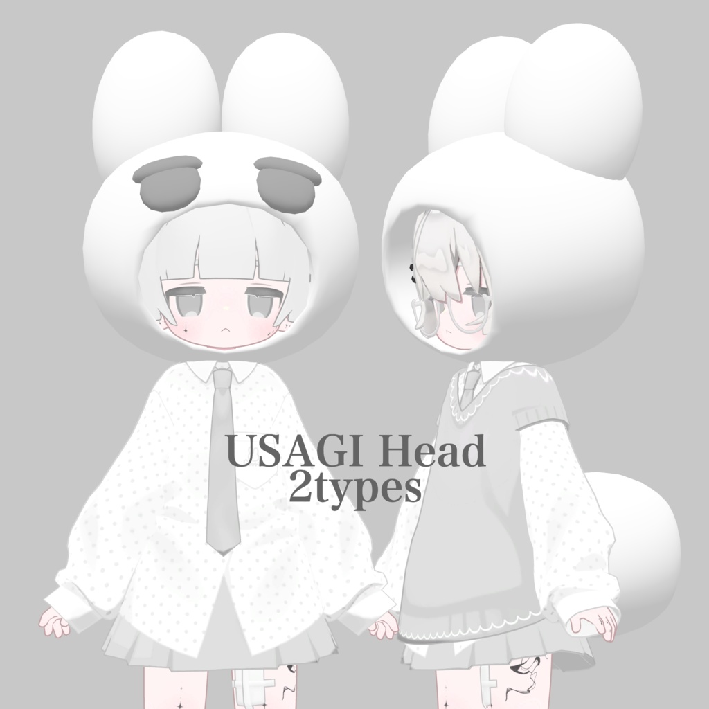 SuuriaUSAGI Head & shippo for Kipfel #atelierSuuria