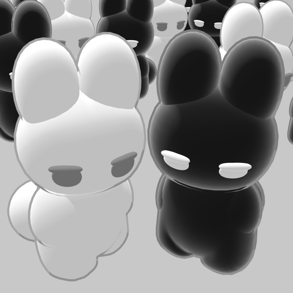 SuuriaUSAGI オリジナル3Dモデル #atelierSuuria