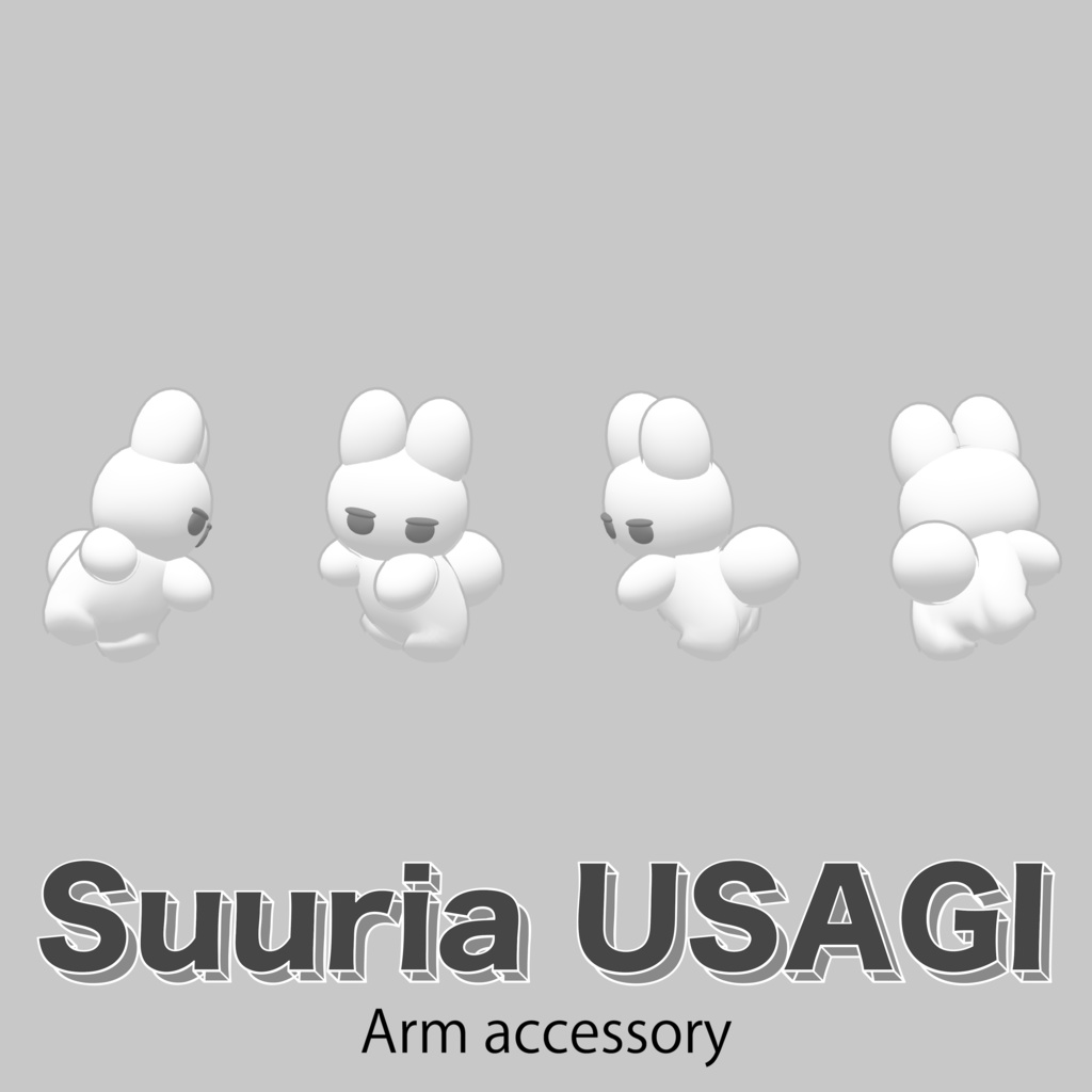 SuuriaUSAGI Head & Arm accessory #atelierSuuria