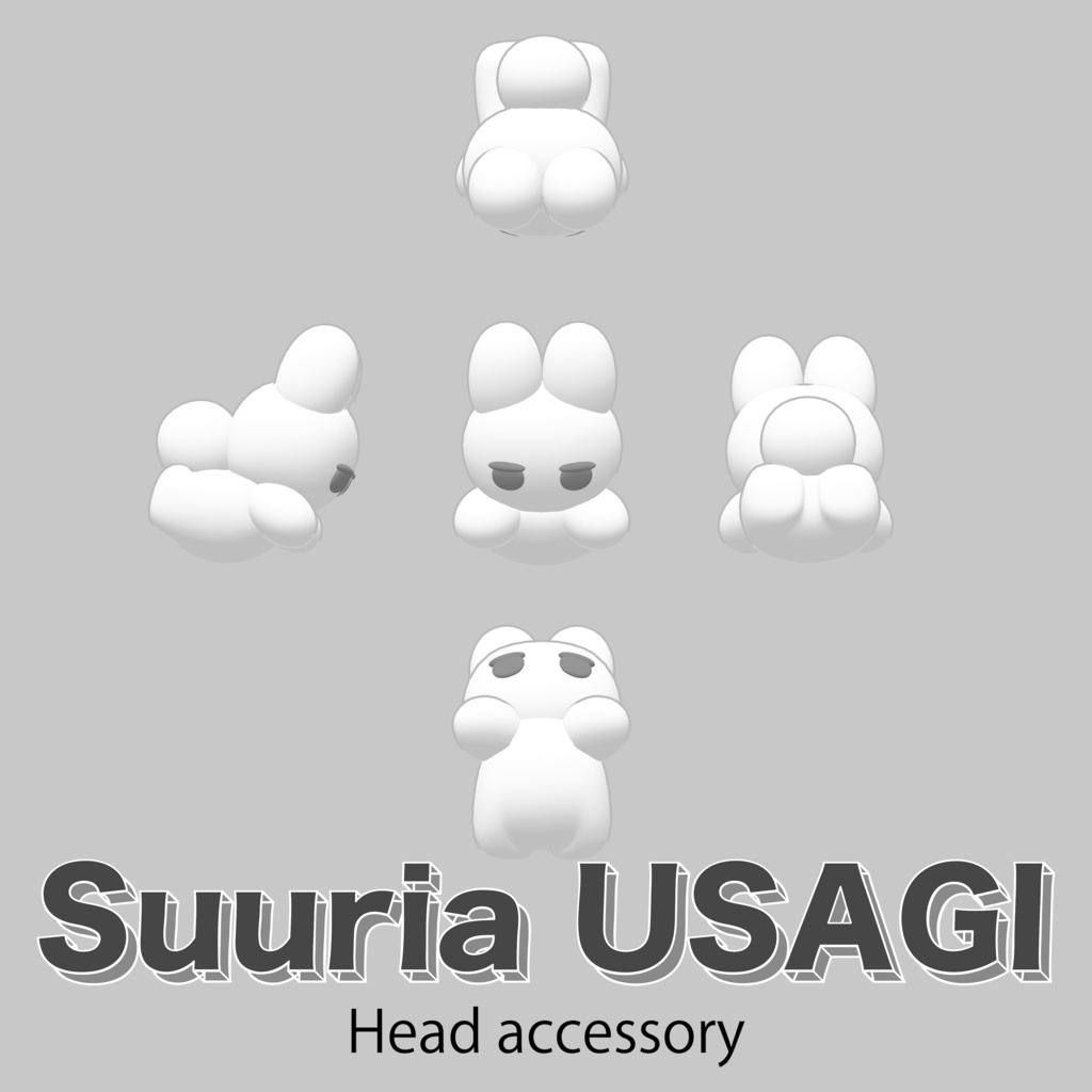 SuuriaUSAGI Head & Arm accessory #atelierSuuria