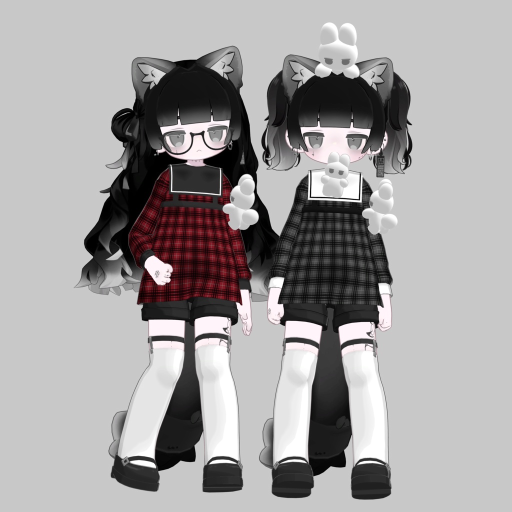 Square Collar Uniform for MameFriends #atelierSuuria