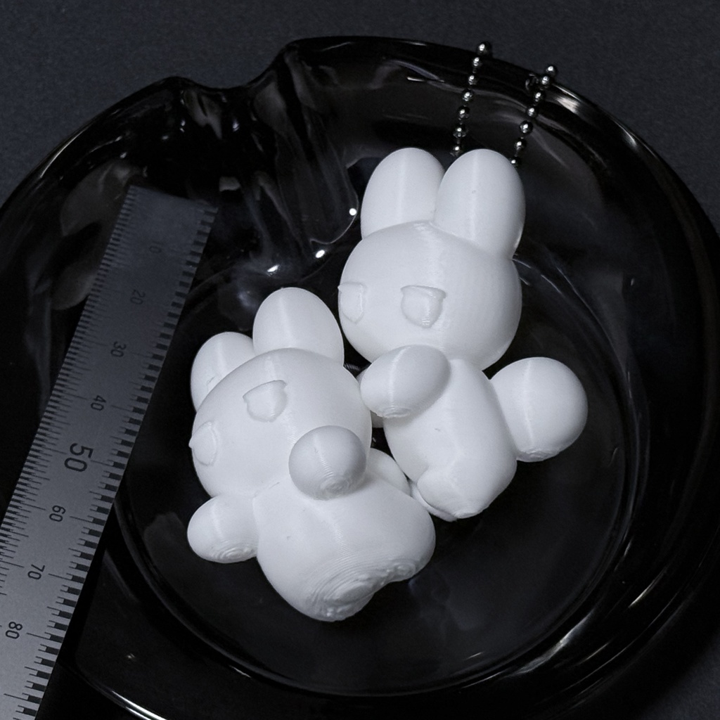 【REAL ITEM】SuuriaUSAGI 3D printed mini figure #atelierSuuria