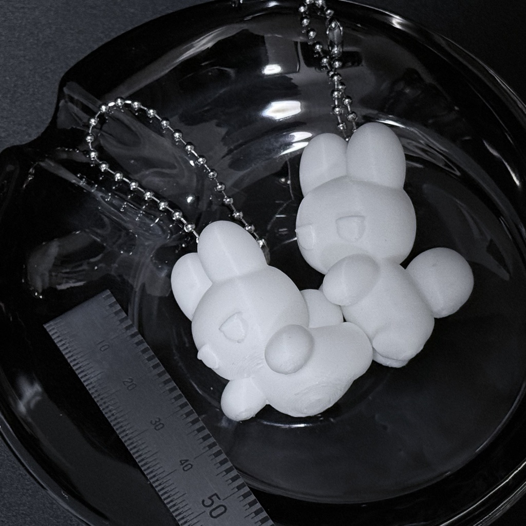 【REAL ITEM】SuuriaUSAGI 3D printed mini figure #atelierSuuria