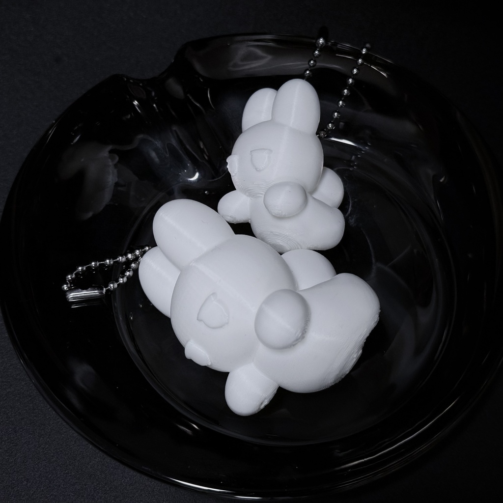 【REAL ITEM】SuuriaUSAGI 3D printed mini figure #atelierSuuria
