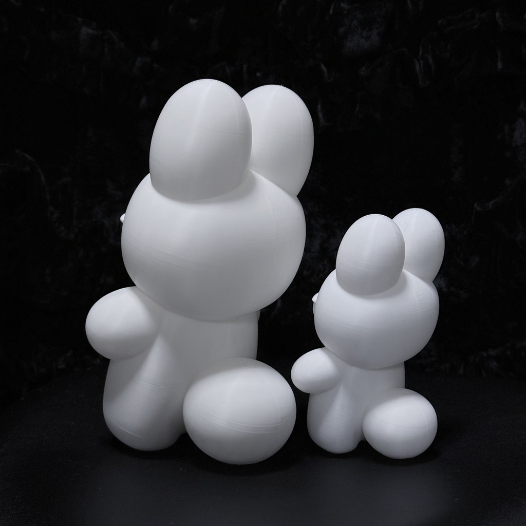 【REAL ITEM】SuuriaUSAGI 3D printed figure #atelierSuuria