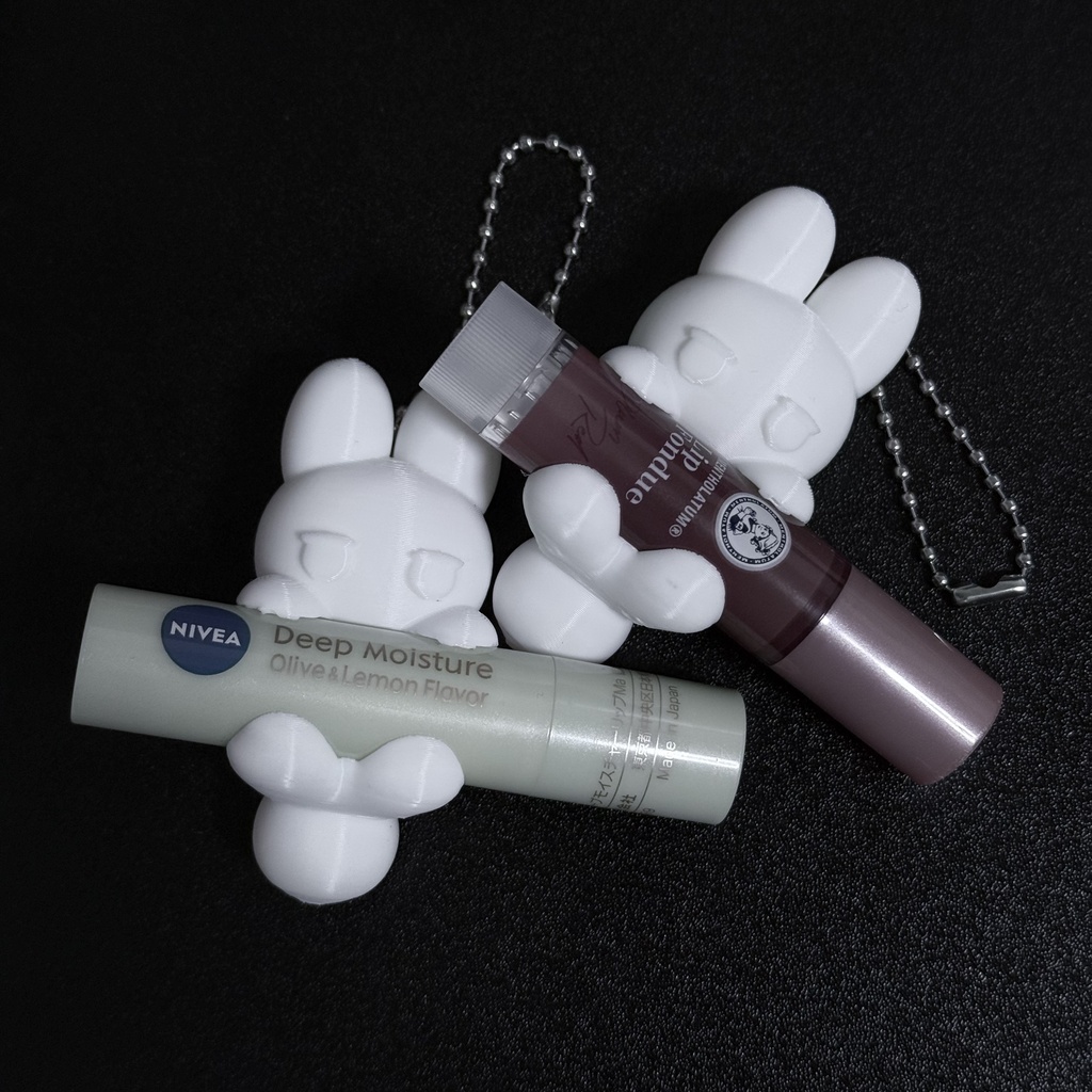 【REAL ITEM】SuuriaUSAGI 3D printed Lipstick charm #atelierSuuria
