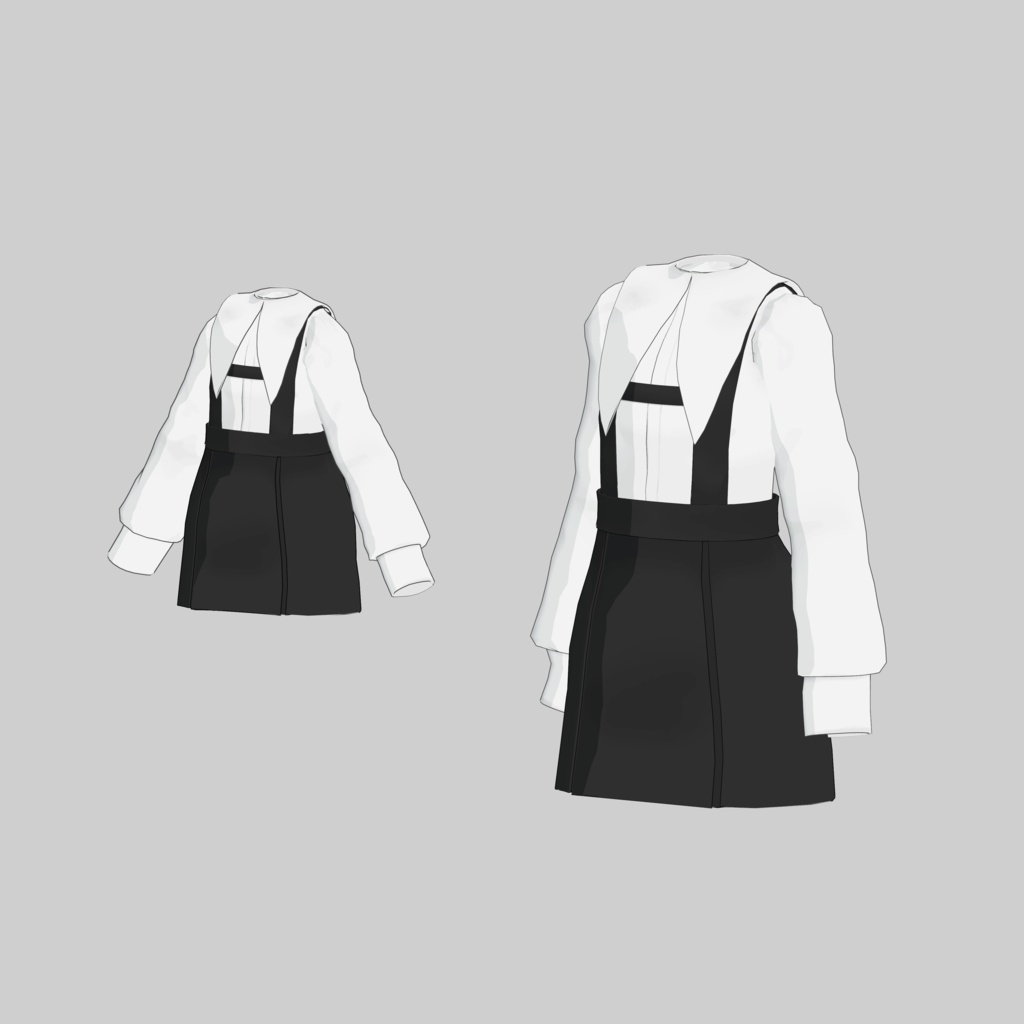 Uniform01 SuspenderSkirt #atelierSuuria