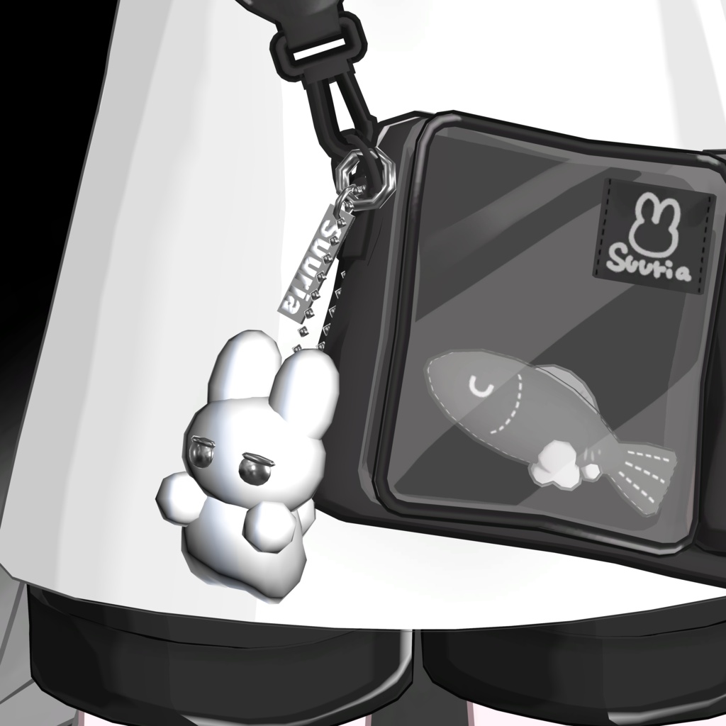 【~6/7 Free】SuuriaUSAGI mascot charm #atelierSuuria