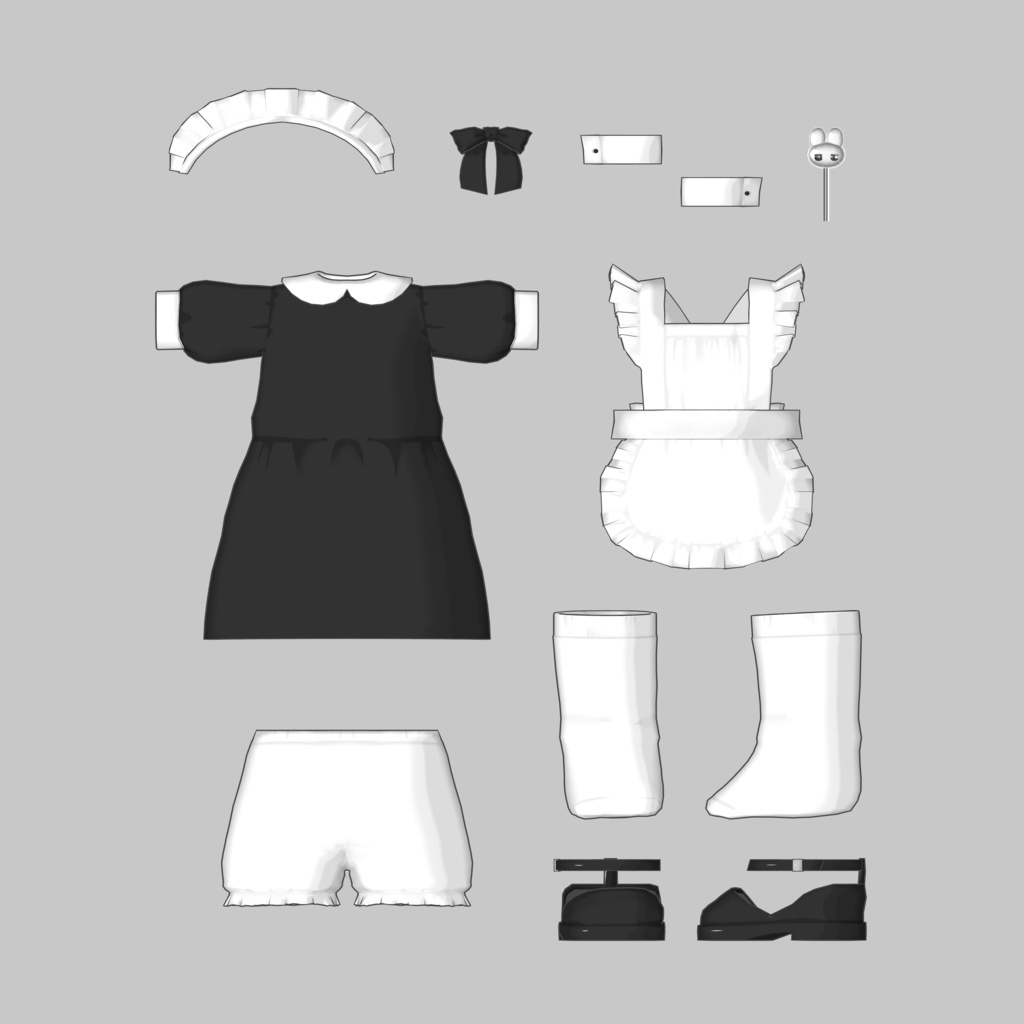 Uniform03 Maid for for MameFriends #atelierSuuria