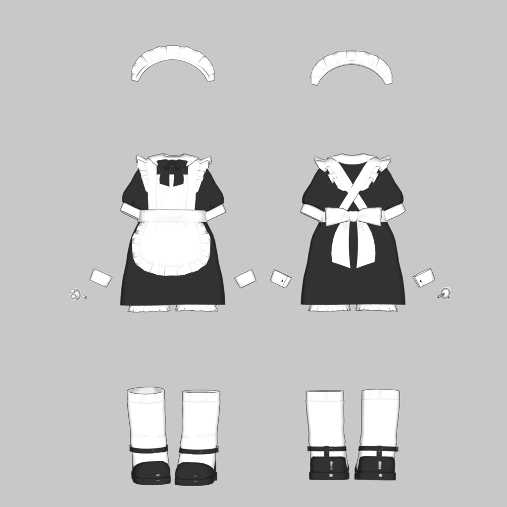 Uniform03 Maid for for MameFriends #atelierSuuria