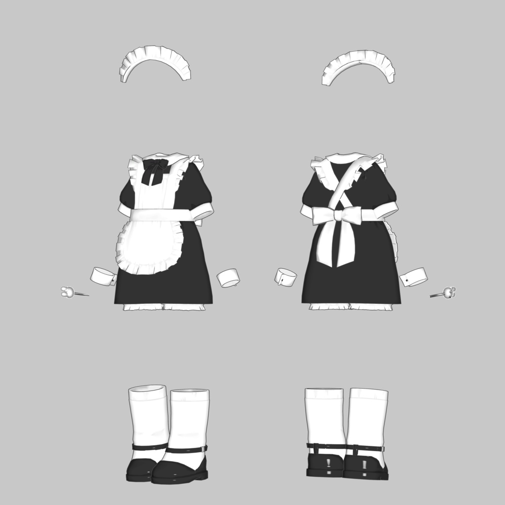 Uniform03 Maid for for MameFriends #atelierSuuria