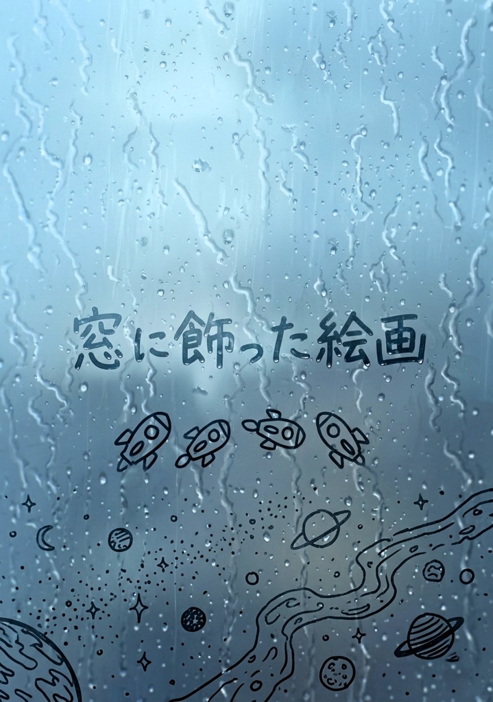 【青問・無料】窓に飾った絵画