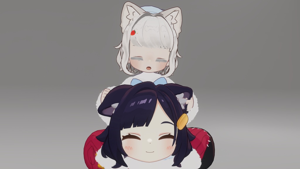 【アズキ専用】なでなで・ケモミミ掴み 表情システム