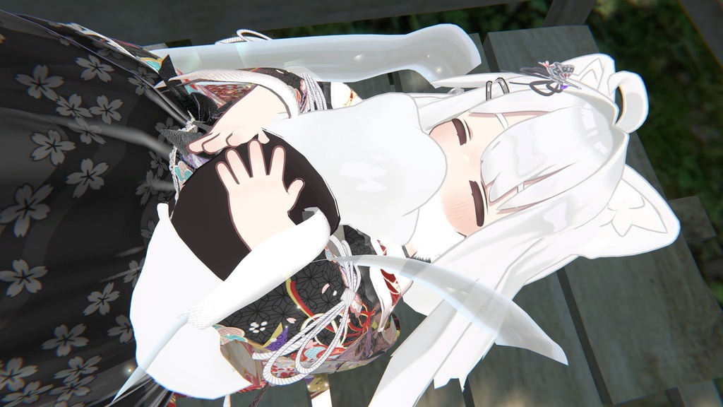 【MA対応】キプフェルしっぽの抱き枕 (ポーズシステム)