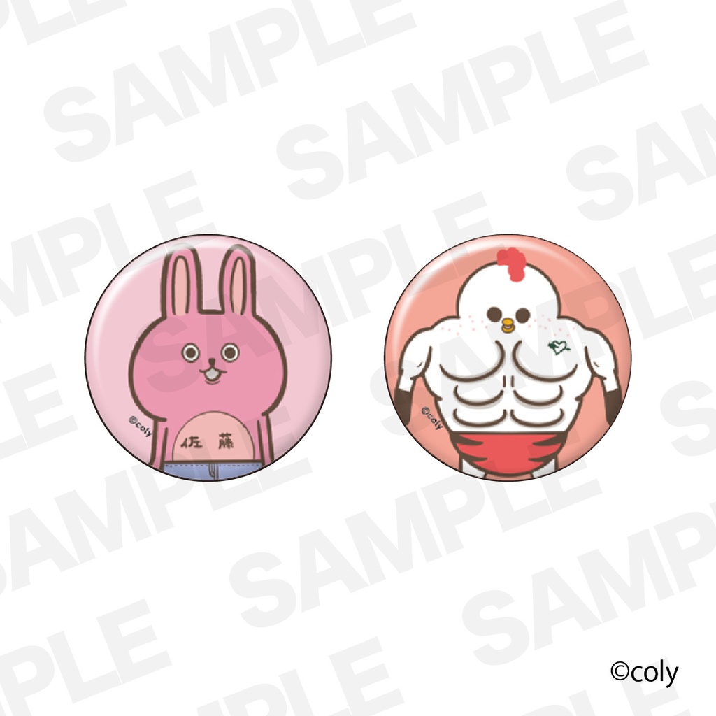 【いぬぽにょ】缶バッジ