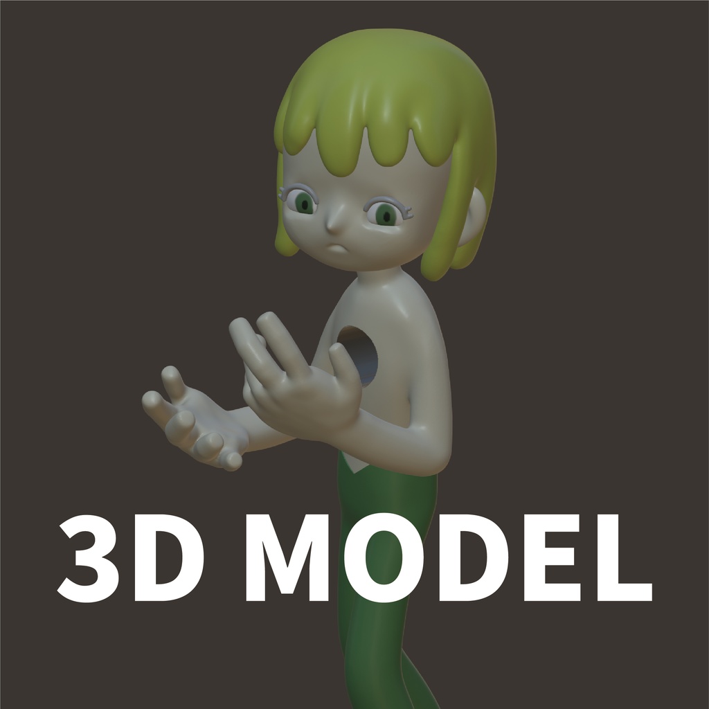 カイバ｜非公式ファンアート 3Dプリント用STLデータ