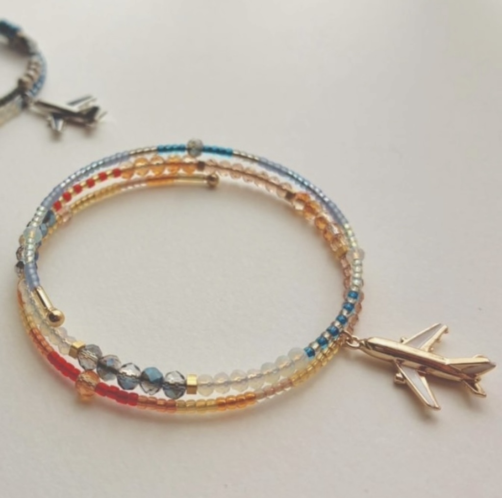 飛行機ブレスレット