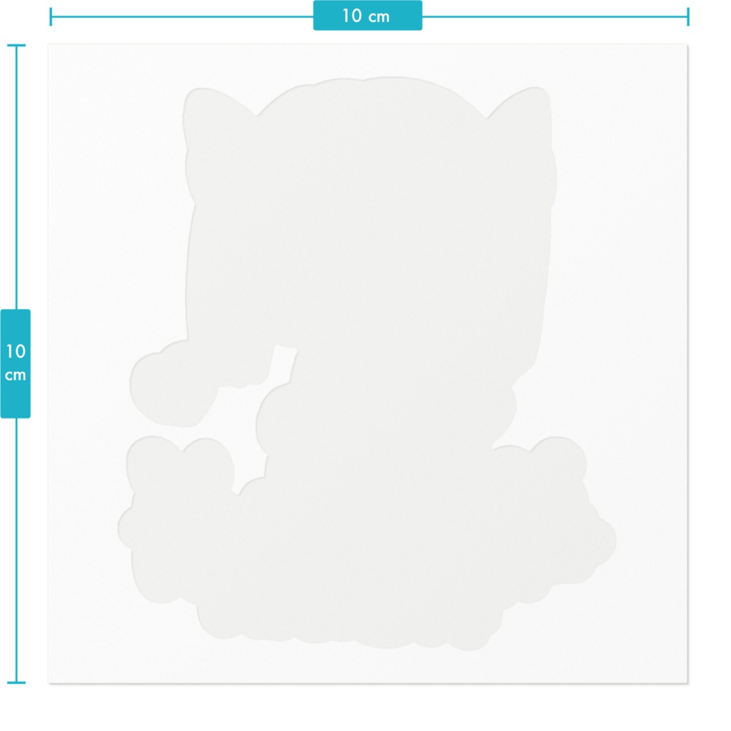 【3サイズ】傷だらけ。ステッカー
