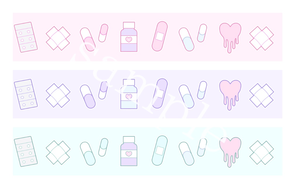 メディカルマスキングテープ-ピンク