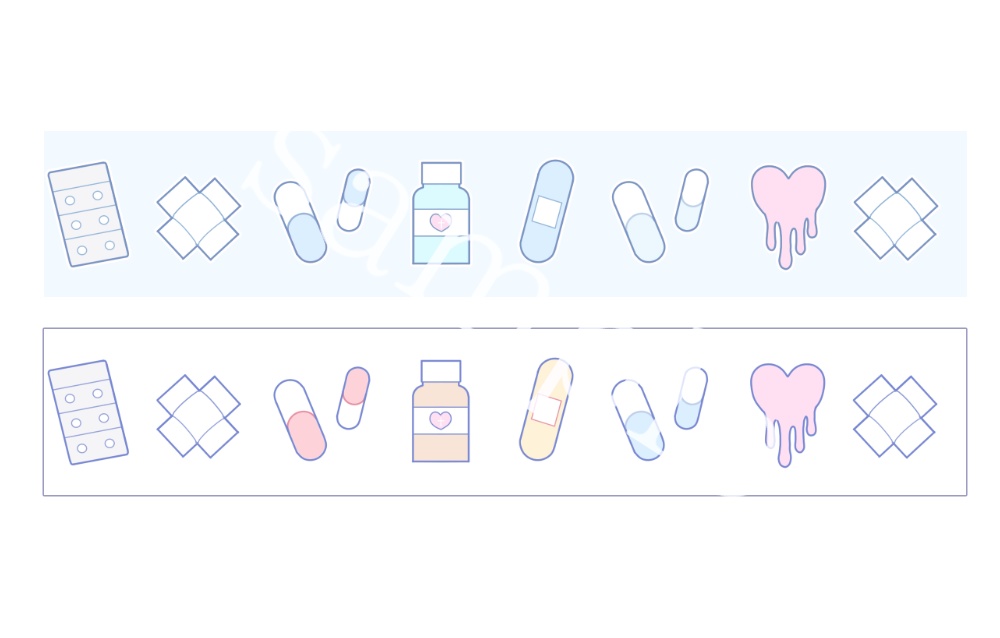 メディカルマスキングテープ-ホワイト