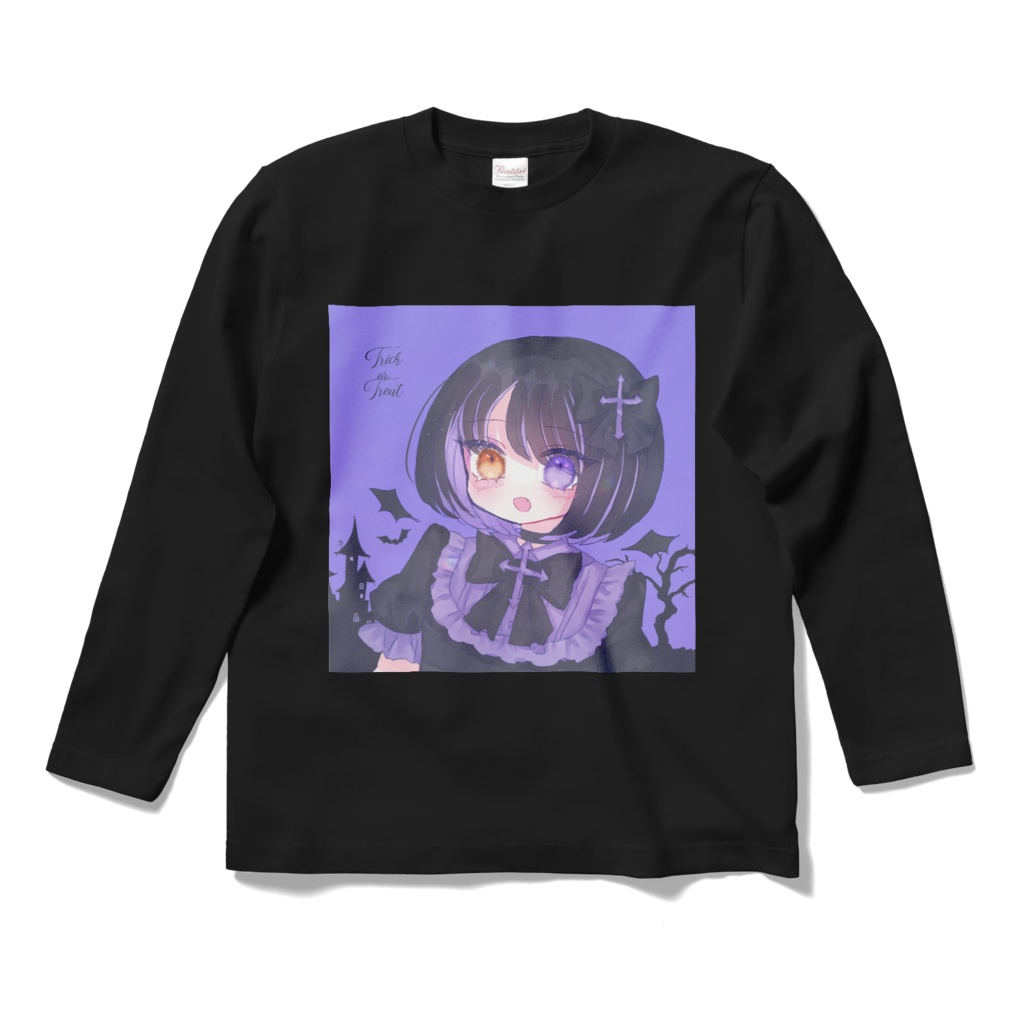 ハロウィン2021ロングスリーブTシャツ-紫