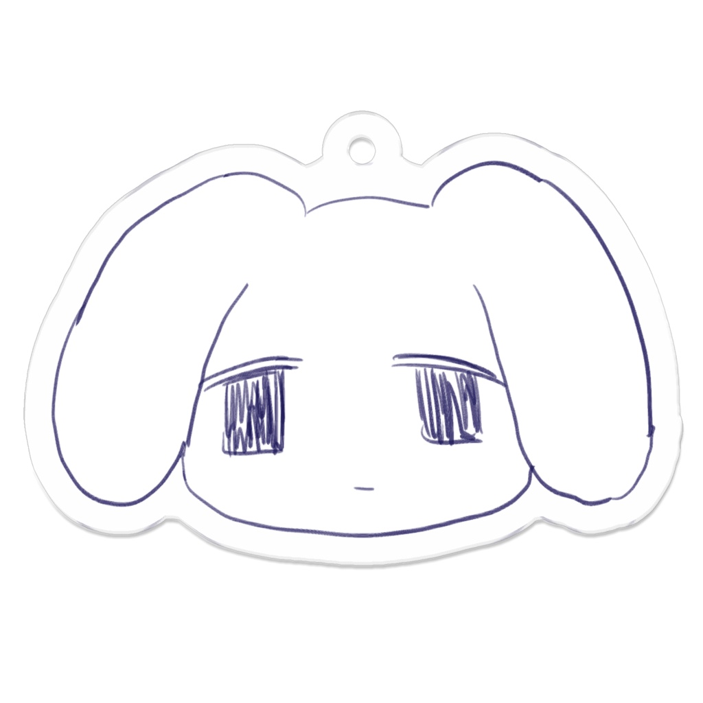 たれうさアクリルキーホルダー
