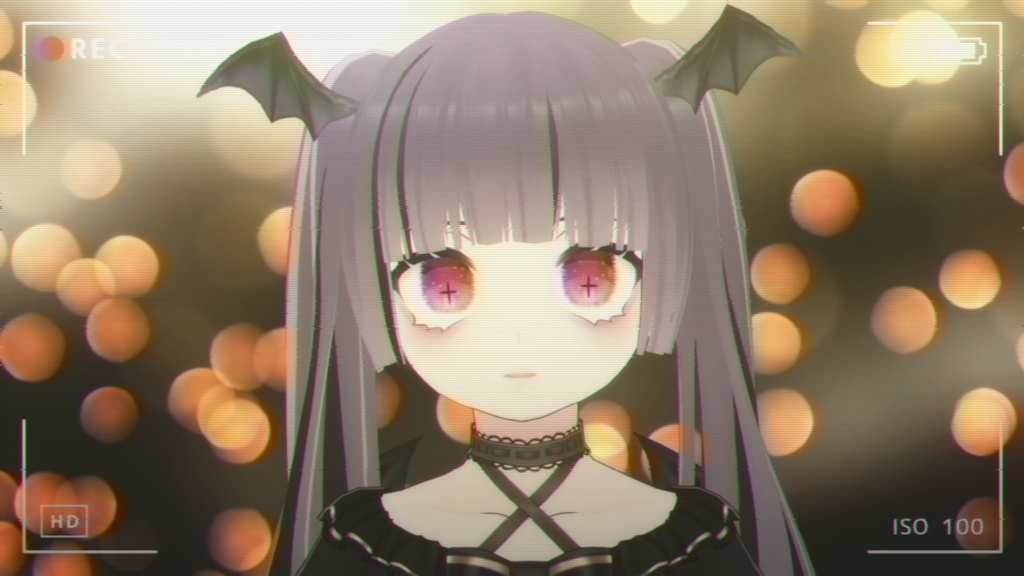 【完全版 全4色】悪魔の羽 髪製 アクセサリー 黒 白 赤 紫【ハロウィン デビル VRoid正式版 髪飾り】