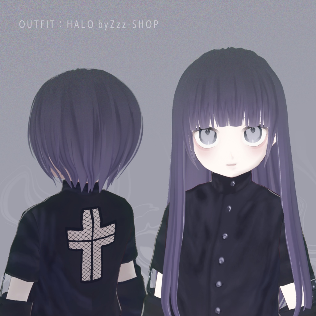 【10色セット】ニュアンスヘアテクスチャ グラデーション【VRoid正式版 髪テクスチャ / 色変更可! / PSD版あり】