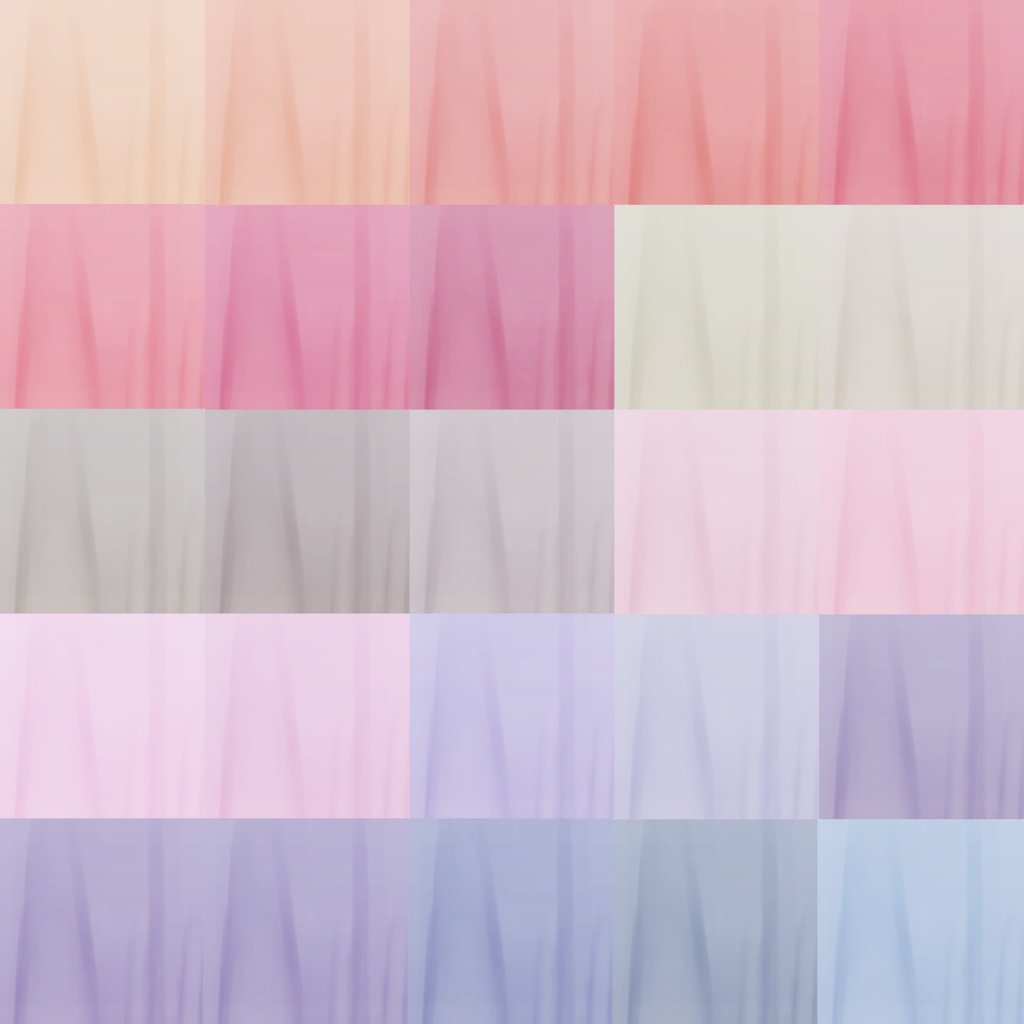 【40色セット】カラフルニュアンスヘアテクスチャ【VRoid正式版 髪テクスチャ】