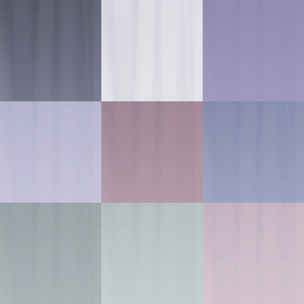 【アップデート!14色】誰でも簡単!メッシュヘアテクスチャ くすみカラー【VRoid正式版 髪テクスチャ】