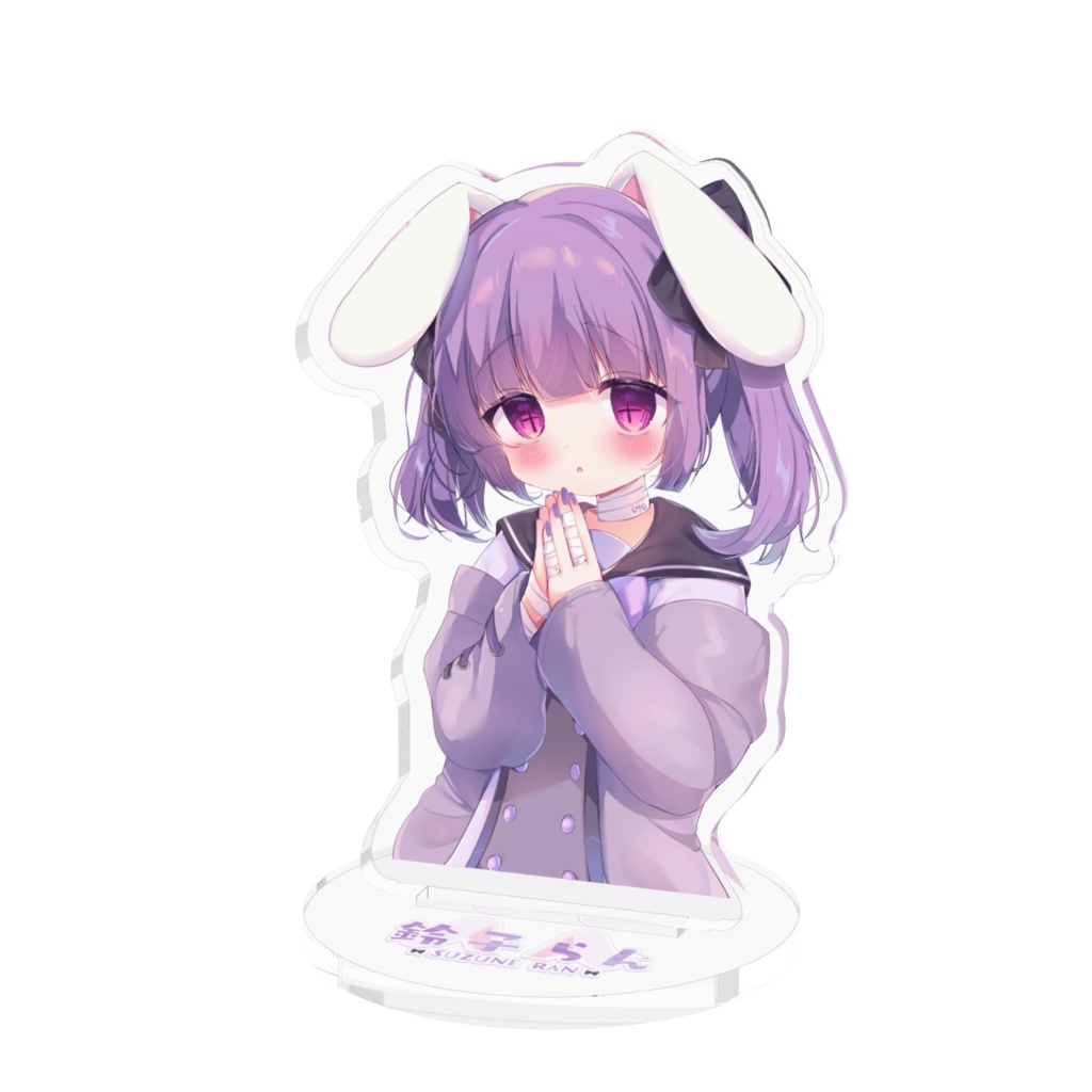 【VTuber】鈴子らん初配信記念缶アクリルフィギュア【art by あいら】