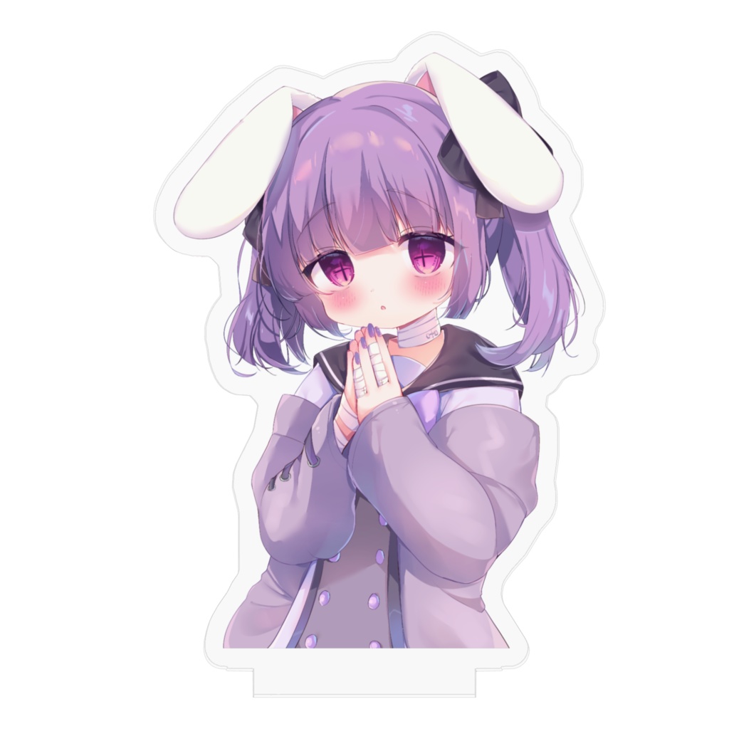 【VTuber】鈴子らん初配信記念缶アクリルフィギュア【art by あいら】