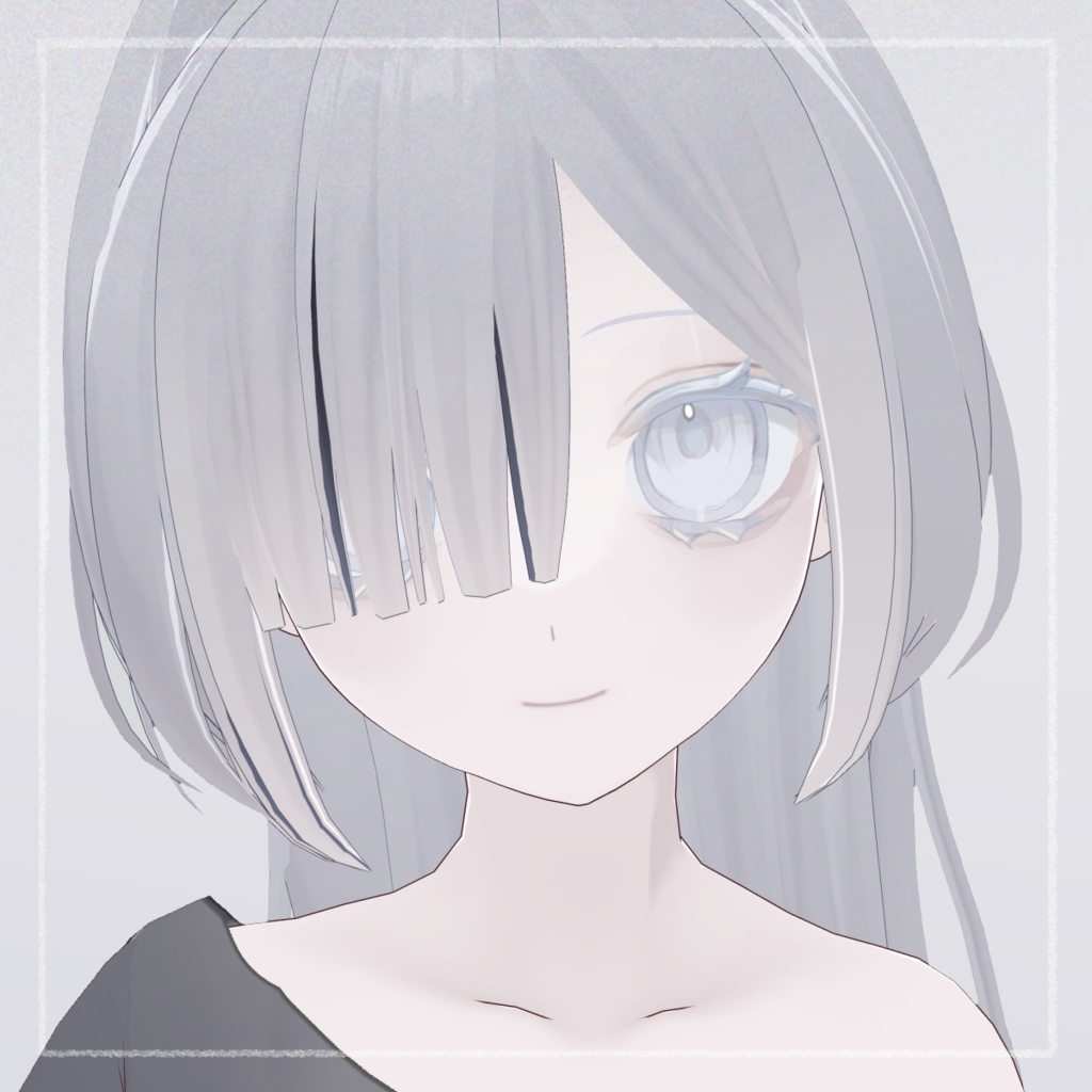 【8種】インテークウルフ ヘアプリセット【VRoid正式版 ヘアテクスチャつき メッシュ インナーカラー】