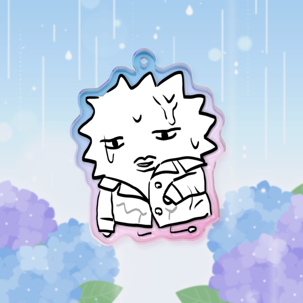 【生誕祭2026】げっちょ濡れ透けオーロラアクリルキーホルダー