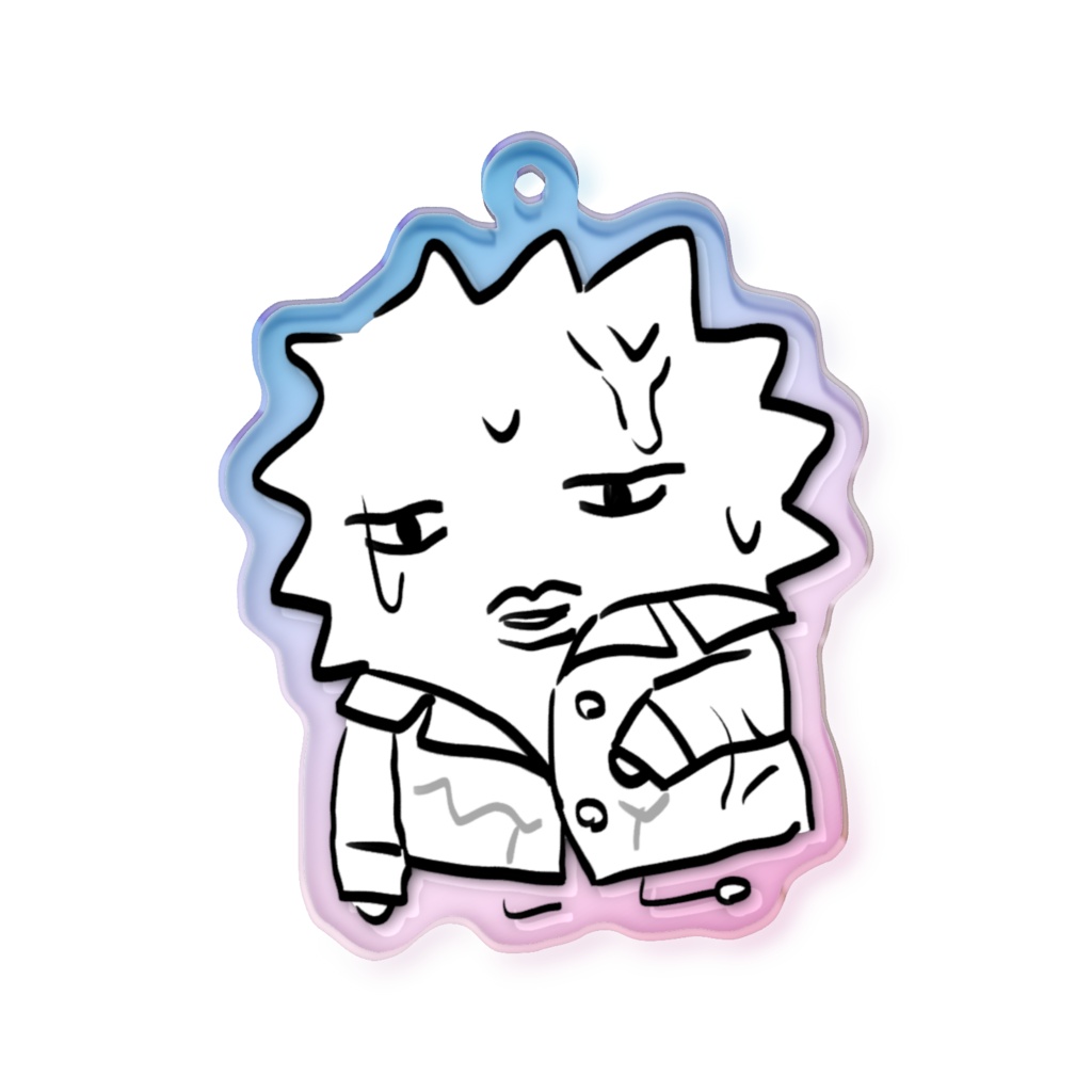【生誕祭2026】げっちょ濡れ透けオーロラアクリルキーホルダー