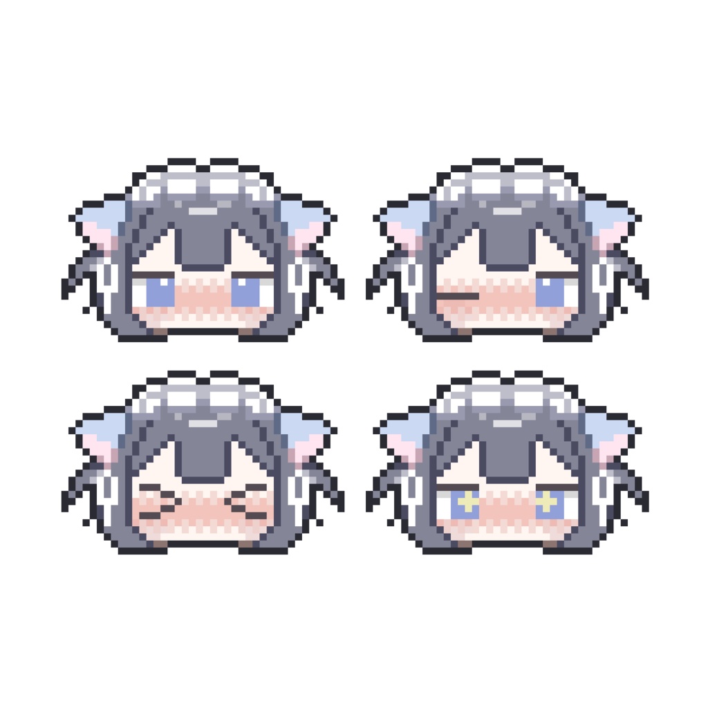 ドットのおかお【商用利用可 可愛いドット絵描きます!】