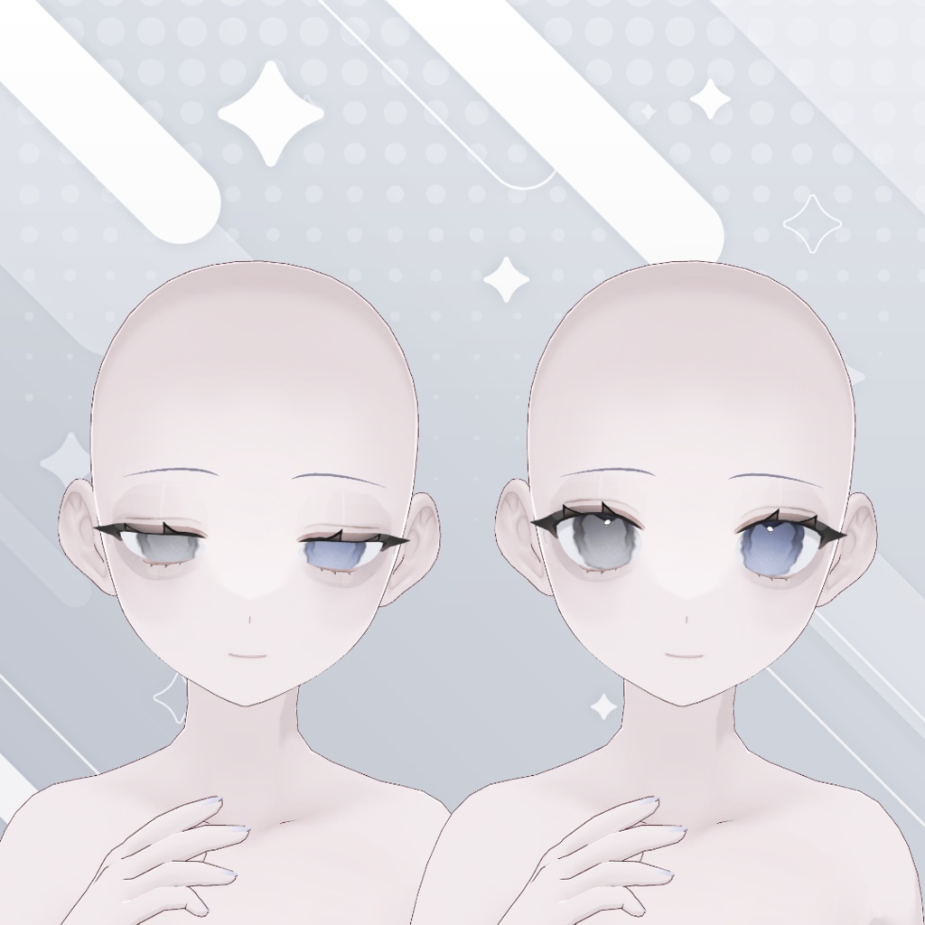 うるうるアイテクスチャ【VRoid 目 瞳テクスチャ 色変更自由】