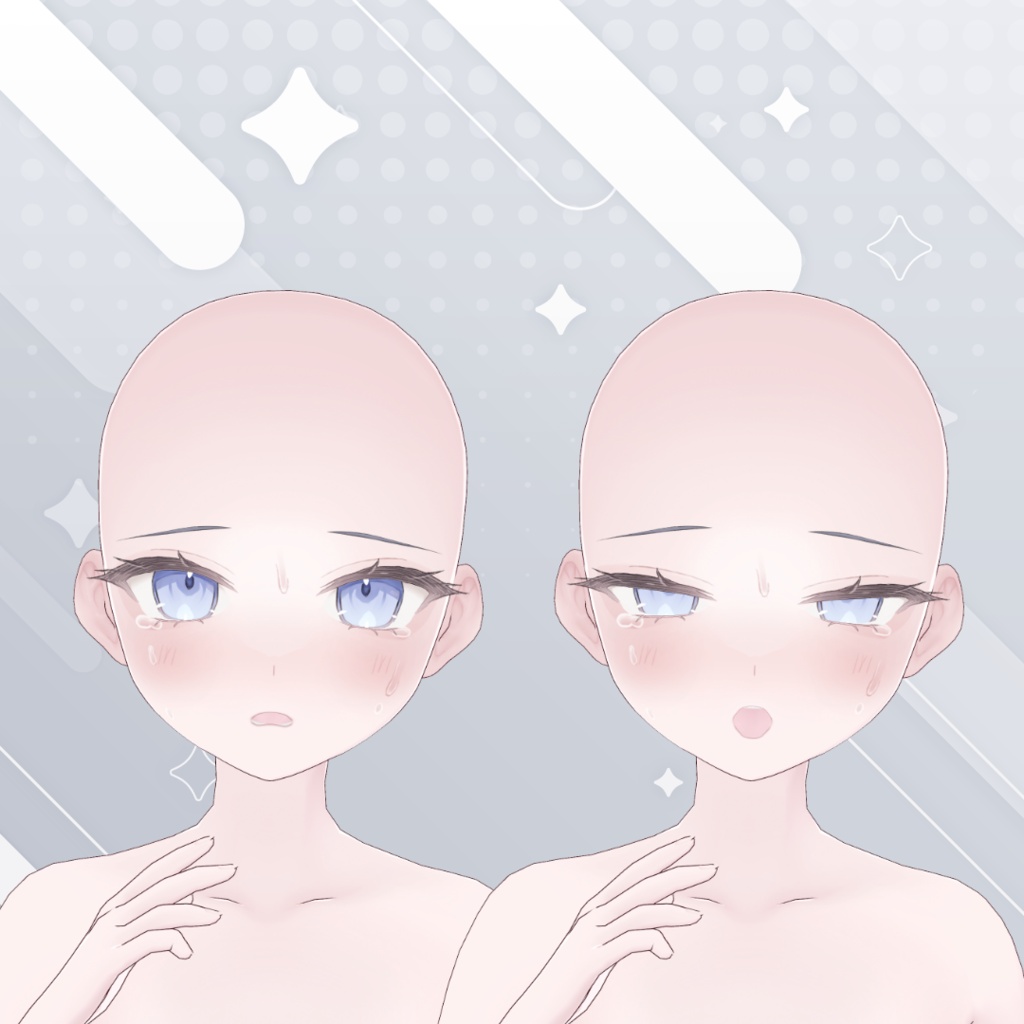 スタイリッシュアイテクスチャ【VRoid 目 瞳テクスチャ 色変更自由】