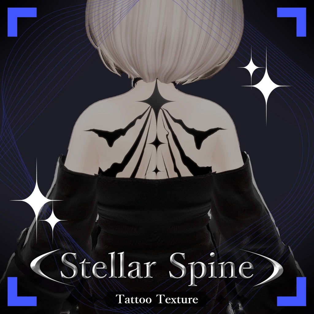 Stellar Spine | Tattoo Texture