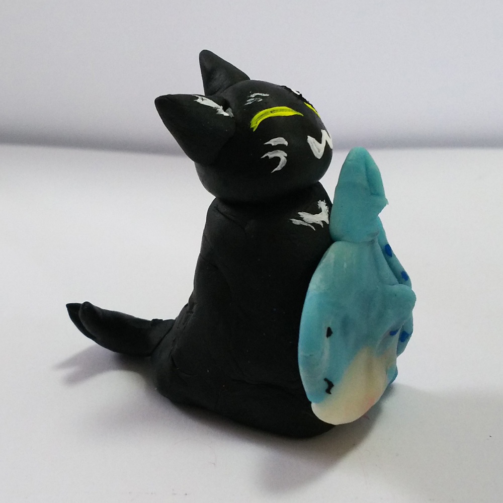 黒ねこカンちゃん人形(マンボウ)