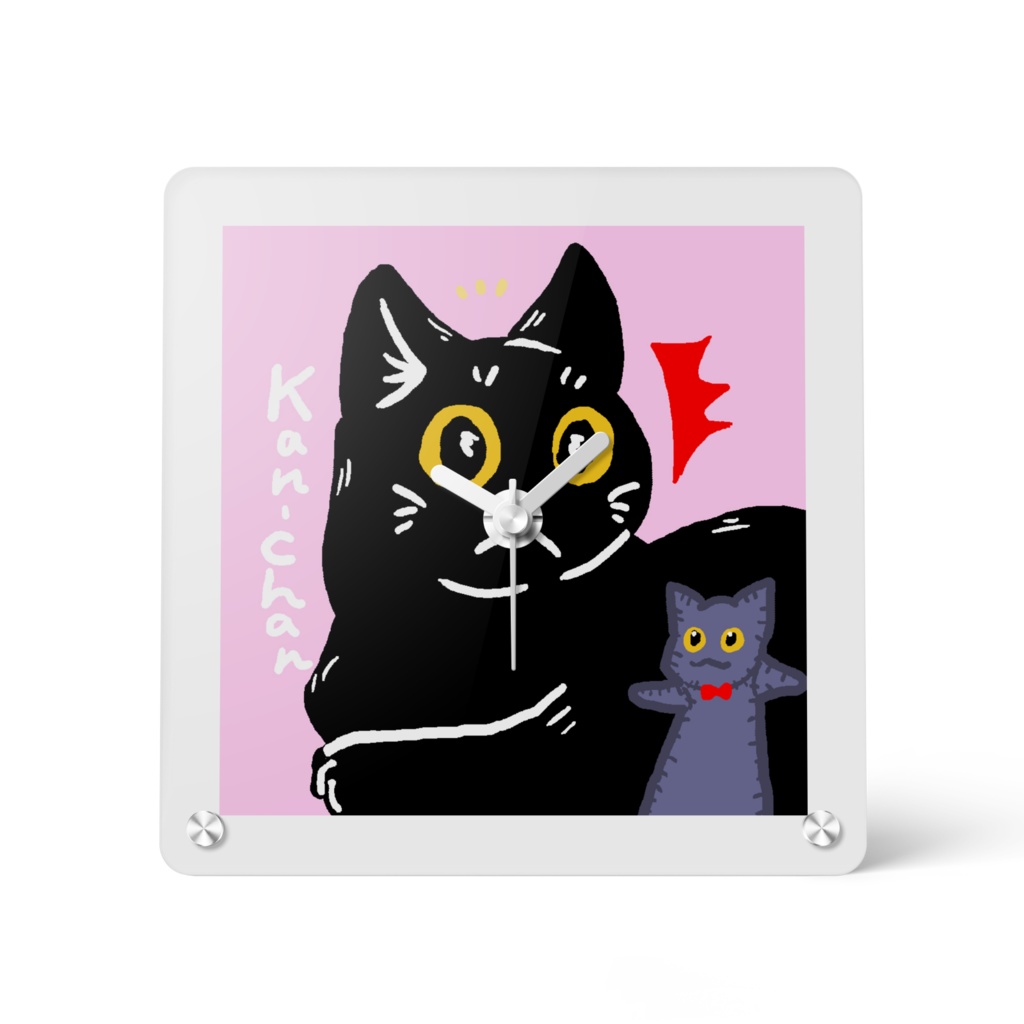 アクリル時計(カンちゃん・ミィくん)