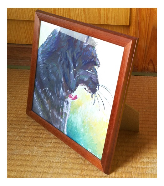 【原画】光を浴びて【猫】