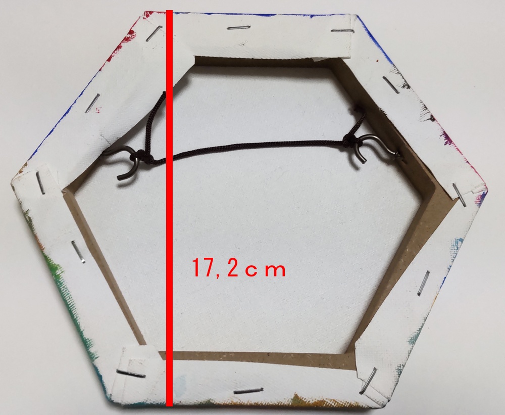 六角形キャンバス絵画「境港」