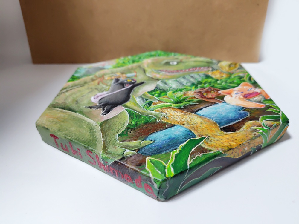 恐竜と宝剣(20cm)