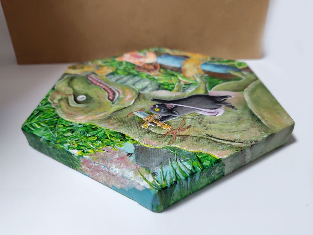 恐竜と宝剣(20cm)